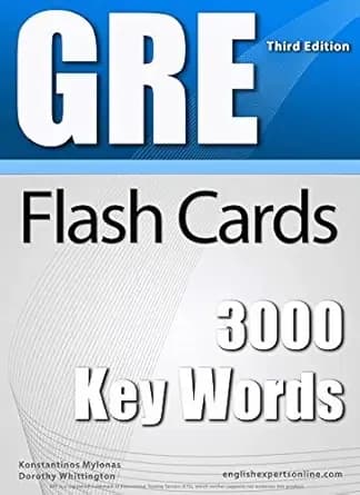 GRE Flash Cards - 3000 Key Words: A powerful method to learn the vocabulary you need